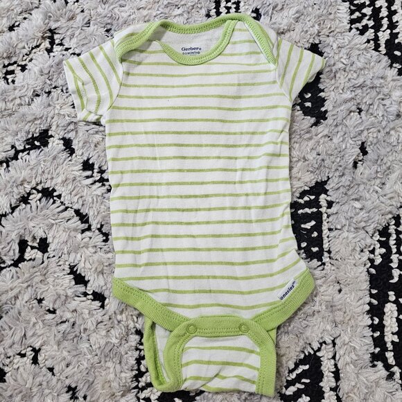 Gerber Baby Boy 4 Piece Bodysuit Set 0-3 Months - Picture 10 of 11